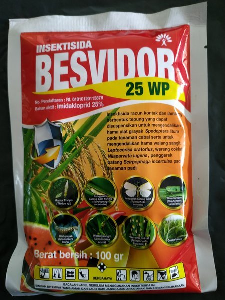 BESVIDOR 25 WP Insektisida Ulat Pada Jagung